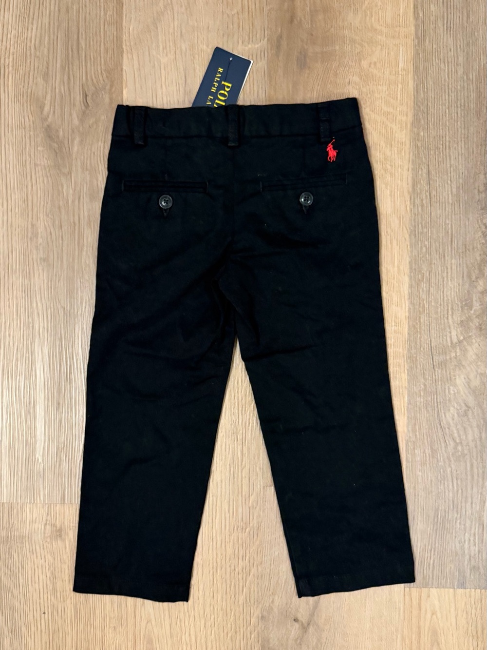 Polo Ralph Lauren Toddler Boys Black Chino Pants 2/2T NWT - Picture 7 of 11